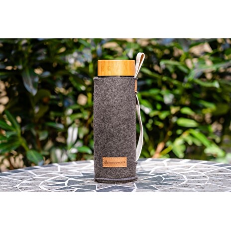 Obal GoodGlass 350 ml malý, tmavě šedý