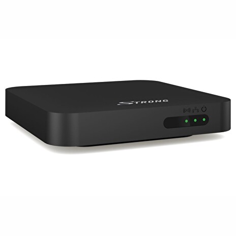 STRONG android box SRT 401 LEAP-S1/ 4K Ultra HD/ HDR10/ H.265/HEVC/ NETFLIX/ O2 TV/ HDMI/ USB/ LAN/ Wi-Fi/ Android TV 12