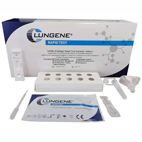 Hangzhou Clongene Biotech Co. 20ks Antigen Testovací Souprava COVID19 (SARS CoV 2) test ze slin / výjimka MZČR