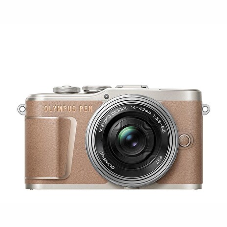 Digitální fotoaparát Olympus E-PL10 1442 Pancake Zoom Kit brn/slv