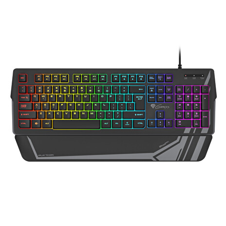 Genesis RHOD 350 RGB/Drátová USB/US-Layout/Černá