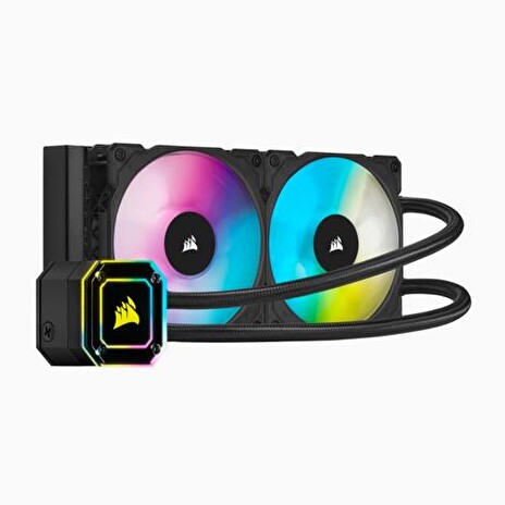 CORSAIR H115i ELITE CAPELLIX (použitý) komplet vodního chlazení CPU s 2x140mm ventilátorem (pro socket 1200, 1150, 1151, 1155, 1156, 1366, 2011, 2066, AM2, AM3, AM4, sTRX4, sTR4)