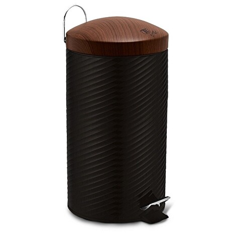 Odpadkový koš Berlingerhaus nerez 12 l Ebony Line Rosewood BH-6450