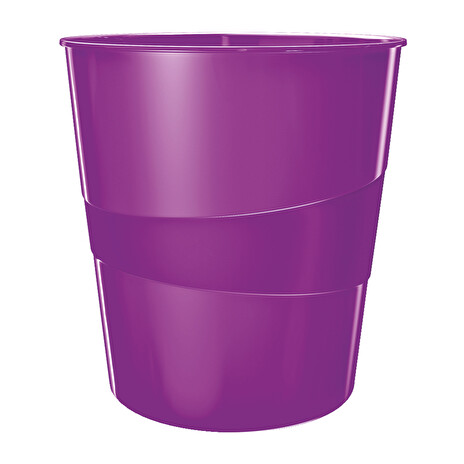 LEITZ Odpadkový koš WOW, purpurová