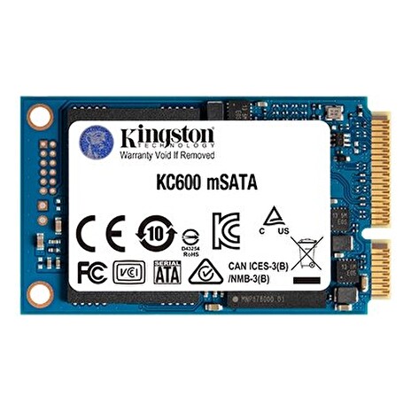 Kingston KC600/256GB/SSD/mSATA/5R