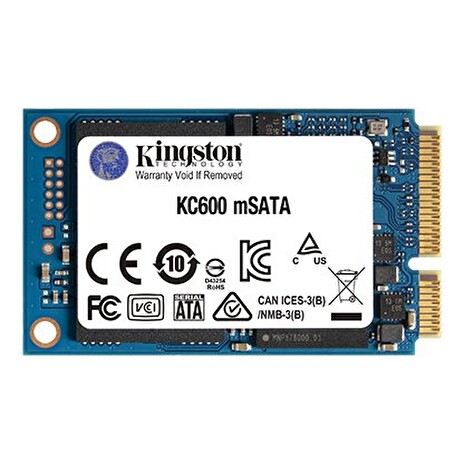 Kingston KC600/512GB/SSD/mSATA/5R