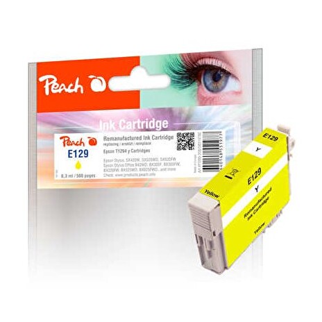 PEACH kompatibilní cartridge Epson T1294, Yellow, 8,3 ml