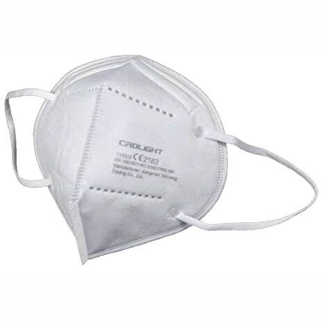 CRDLIGHT 25ks Respirátor FFP2 bílý / stupeň filtrace > 95%