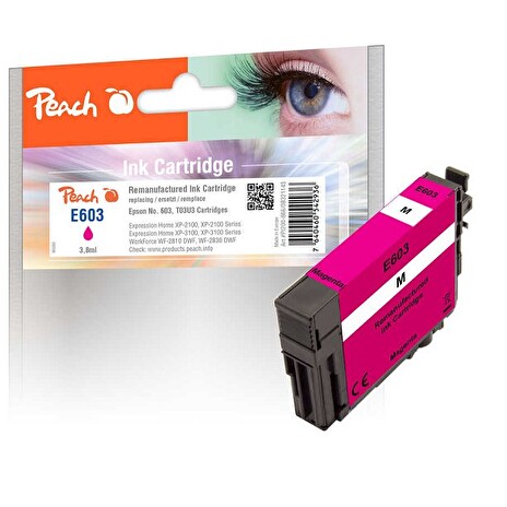 PEACH kompatibilní cartridge Epson No 603, magenta, 3,8 ml