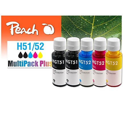 PEACH kompatibilní cartridge HP GT51, GT52, MultiPack Plus