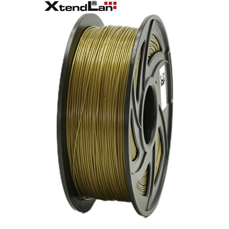 XtendLAN PLA filament 1,75mm bronzové barvy 1kg