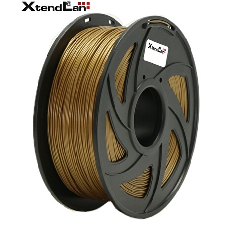 XtendLAN PLA filament 1,75mm zlatý 1kg