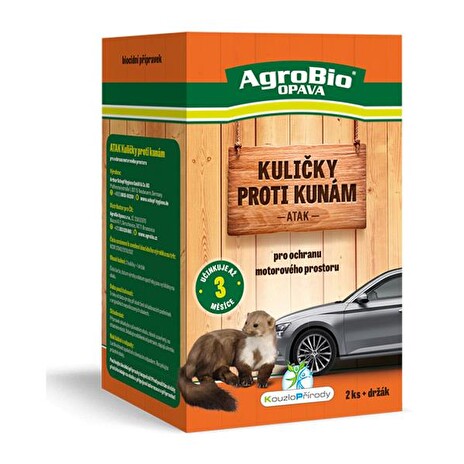 Kuličky proti kunám AgroBio Atak 2ks