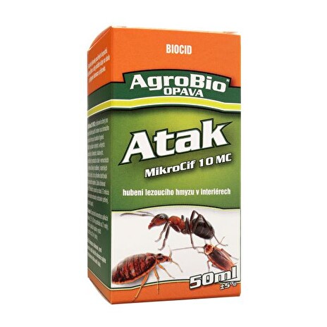 Přípravek proti lezoucímu hmyzu AgroBio Atak Mikrocif 10 MC 50ml