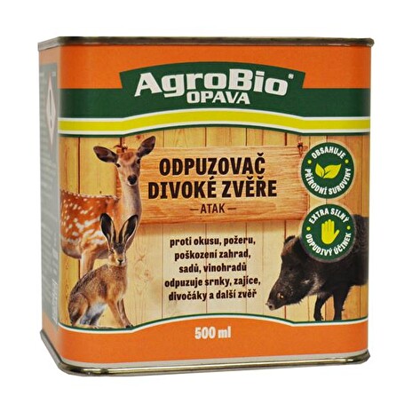 Odpuzovač divoké zvěře AgroBio Atak 500ml