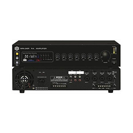 Zesilovač SHOW MPA-240R ECHO, 240W/4Ω/ 25V/70V/100V