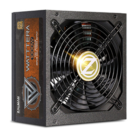 Zalman zdroj ZM1000-EBTII Watttera / 1000W / ATX / akt. PFC / 135mm ventilátor / 100-240V / 80+ Gold