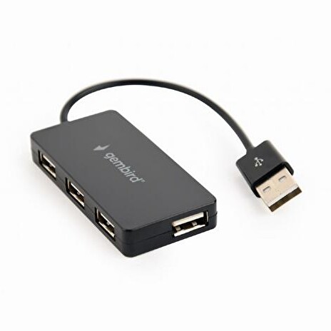 USB2.0 Hub 4porty UHB-U2P4-04 BLACK GEMBIRD