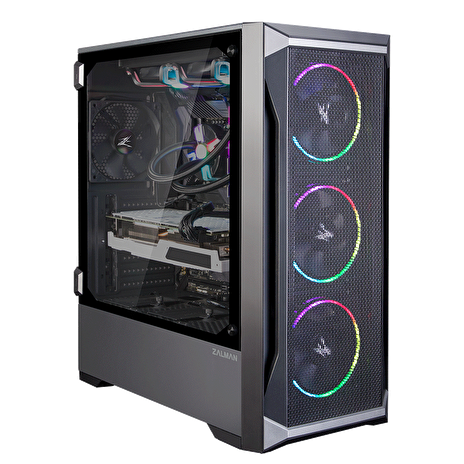 Zalman skříň Z8 MS / Middle tower / ATX / 3x120mm fan ARGB / mesh