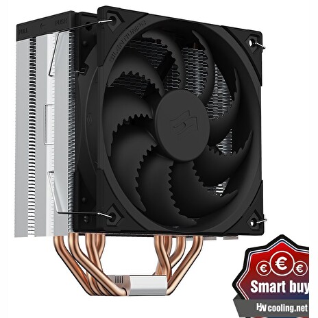 SilentiumPC chladič CPU Fera 5 ultratichý/ 120mm fan/ 4 heatpipes/ PWM/ pro Intel (i LGA 1700), AMD