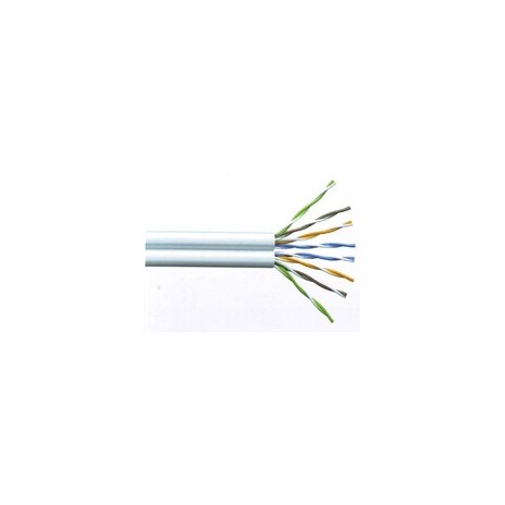 UTP TWIN kabel PlanetElite, Cat5E, drát, PVC, Dca, šedý, 305m
