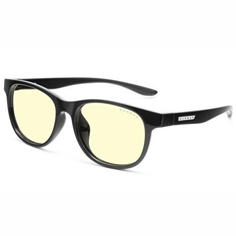 GUNNAR kancelářske/herní brýle RUSH KIDS LARGE (8-12) ONYX * jantárová skla * BLF 65 * NATURAL focus