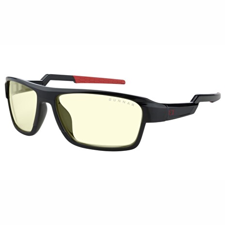 GUNNAR kancelářske/herní brýle LIGHTNING BOLT ONYX * jantárová skla * BLF 65 * GUNNAR focus