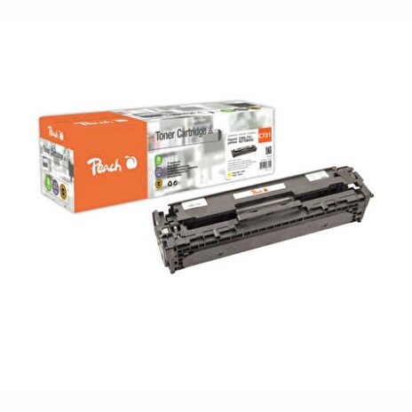 PEACH kompatibilní toner Canon CRG-731, žlutá, 1800str.