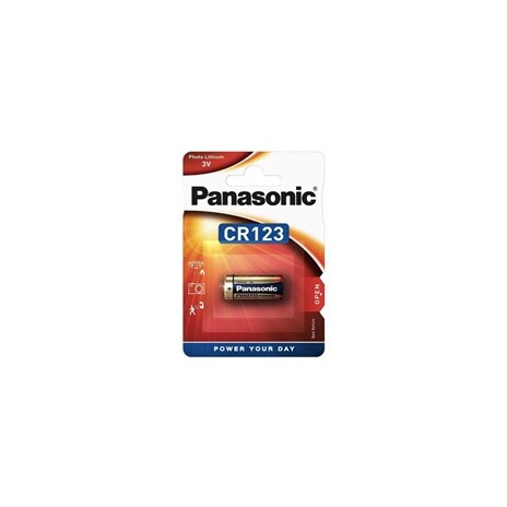 PANASONIC Lithiové - FOTO baterie CR-123AL/1BP 3V (blistr - 1ks)
