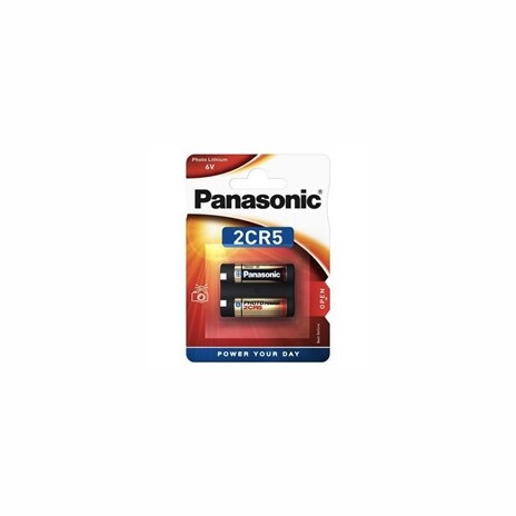 PANASONIC Lithiové - FOTO baterie 2CR-5L/1BP 6V (blistr - 1ks)