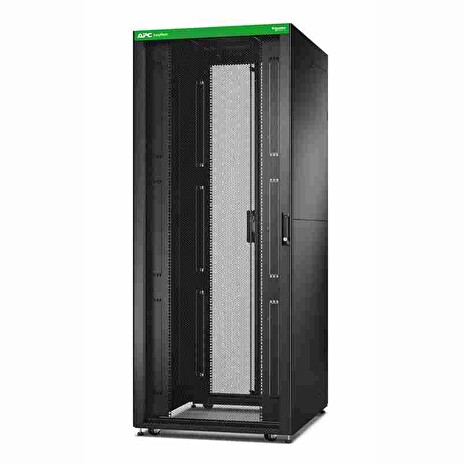 APC Easy Rack 800mm/42U/800mm with Roof, Side panel,castors,feet and 4 Brackets, No Bottom, black
