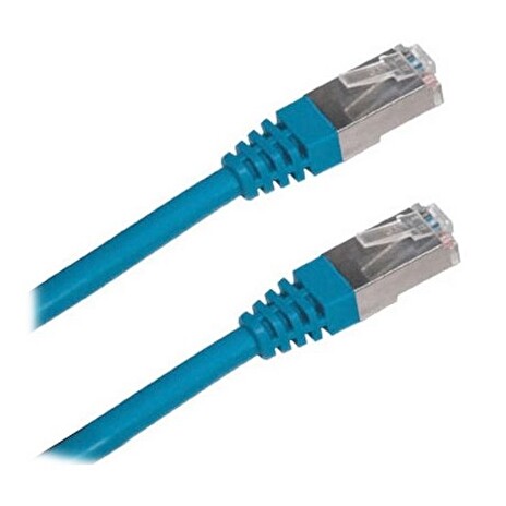 XtendLan Patch kabel Cat 6A SFTP LSFRZH 0,5m - modrý
