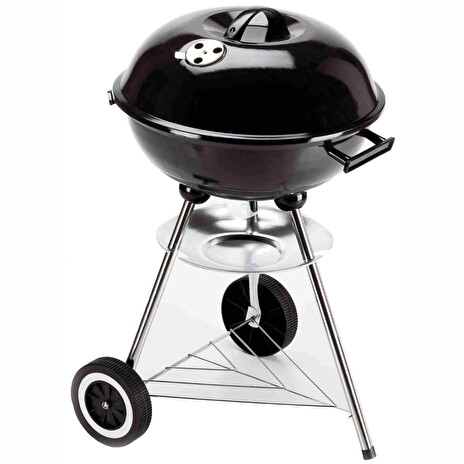 LANDMANN gril na dřevěné uhlí BBQ, mobilní, grilovací plocha o průměru 38 cm
