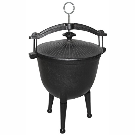 LANDMANN kotlík, myslivecký, litinový, objem 4,5L