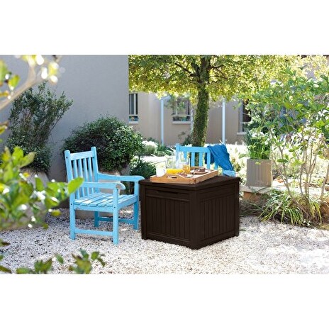 Zahradní box Keter Cube Wood 208L hnědý