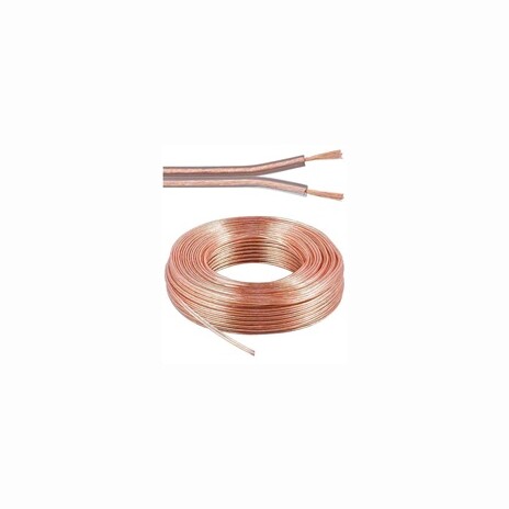 PremiumCord Kabely na propojení reprosoustav 100% CU měď 2x1,5mm 25m