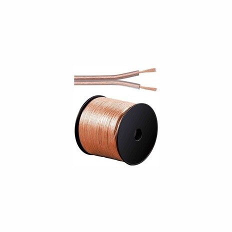 PremiumCord Kabely na propojení reprosoustav 100% CU měď 2x2,5mm 100m