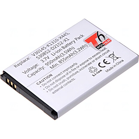 Baterie T6 power Gigaset SL400, SL780, SL785, SL78, X656, 950mAh, 3,5Wh, Li-ion
