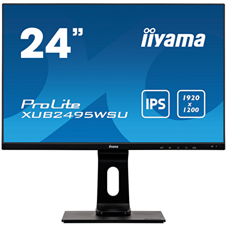 iiyama ProLite/XUB2495WSU-B3/24,1"/IPS/1920x1200/60Hz/5ms/Black/3R