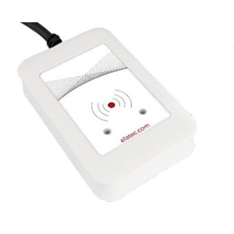 Čtečka Elatec TWN3 Legic NFC Mifare, RFID 13,56 MHz, USB, bílá