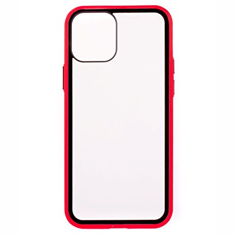 COLORWAY Smart Clear Case/ Apple iPhone 12 Pro/ Červený