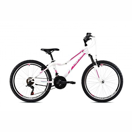 Horské jízdní kolo Capriolo DIAVOLO DX 400 24"/13" bílo/růžové