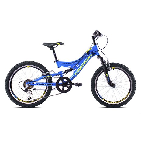 Celoodpružené jízdní kolo Capriolo CTX200 20" modro-žluté