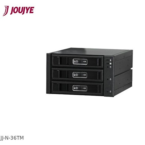 Jou Jye Backplane pro 3.5" 3x SATA/SAS3 HDD do 2x 5,25" black (náhrada JJ-2132M-SS)
