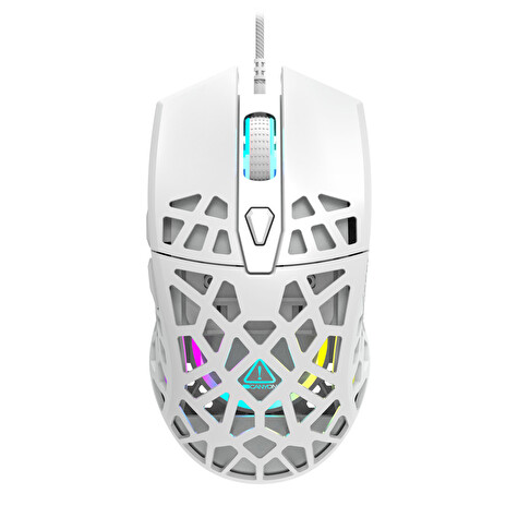 CANYON herní myš Puncher GM-20, drátová, až 12 000 DPI, Pixart 3360, 7tl., makra, bílá