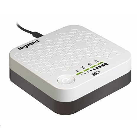 LEGRAND UPS Keor DC 25W pro zálohu malých el. zařízení, výstupní napětí 9/12/15/18V, Li-Ion baterie 2200mAh