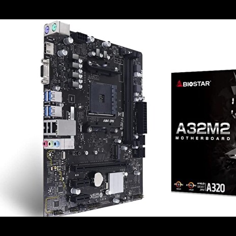 Biostar A32M2, mATX, soc. AMD AM4, A320, DDR4