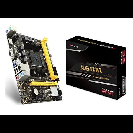 Biostar A68MHE, mATX, soc. AMD FM2+, A68H, DDR3