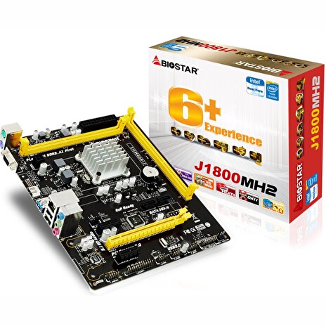 Biostar J1800MH2, mATX, procesor Intel Celeron J1800 (Bay Trail, 10W, 2x2.41GHz), DDR3