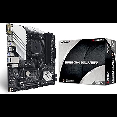 Biostar AMD B550, Socket AM4, B550, uATX, DDR4, GbE LAN